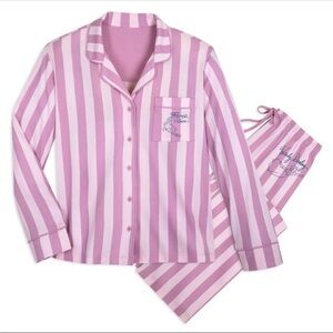 Disney Parks Peter Pan and Wendy Striped Pajama Set for Women Medium
